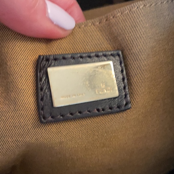 Fendi Zucca Logo/Charm Shoulder Bag - Picture 11 of 17